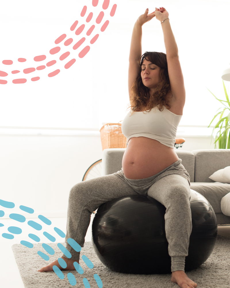 Blog - Mamá Activa - 5 beneficios de hacer actividad física durante el embarazo embarazada futura mamá actividad fisica yoga mujer haciendo estiramientos